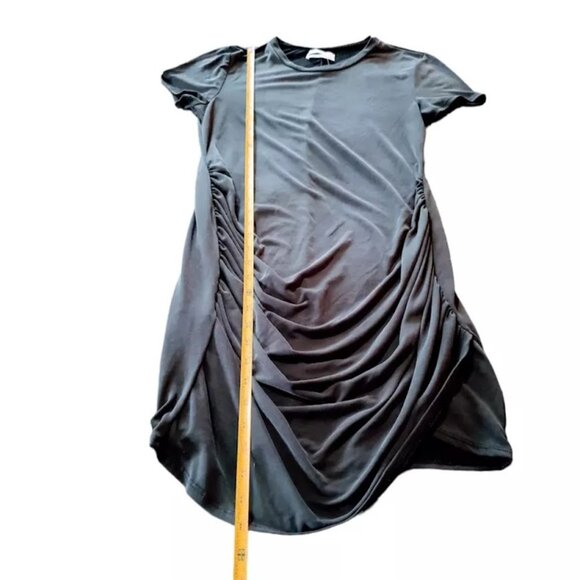 NWT URBAN OUTFITTERS Bodycon Dress, Dark Gray Modal Ruched Bohemian Casual, M - Picture 9 of 13